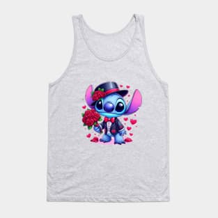 Valentines Day Stitch, Stitch Love Tank Top